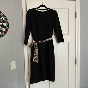 Zara Black Midi Dress